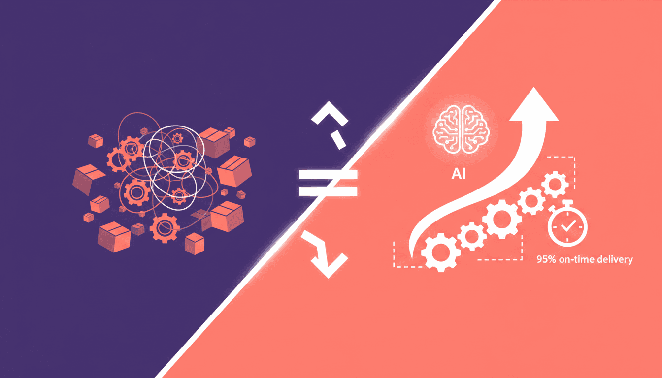 【事例】多品種少量生産の中小製造業がAIで部品調達を最適化し納期遵守率95%達成の全貌